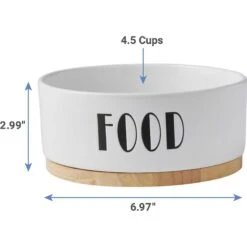 Frisco Ceramic Water Dog & Cat Bowl With Wood Base & Frisco Ceramic Food Dog & Cat Bowl With Wood Base 14 Frisco Ceramic Water Dog & Cat Bowl With Wood Base & Frisco Ceramic Food Dog & Cat Bowl With Wood Base -Frisco 302424 PT6. AC SS1800 V1623067055
