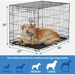 Frisco Fold & Carry Single Door Collapsible Wire Dog Crate & Frisco Premium Extra Large Printed Dog Training & Potty Pads 11 Frisco Fold & Carry Single Door Collapsible Wire Dog Crate & Frisco Premium Extra Large Printed Dog Training & Potty Pads -Frisco 303438 PT2. AC SS1800 V1623073652