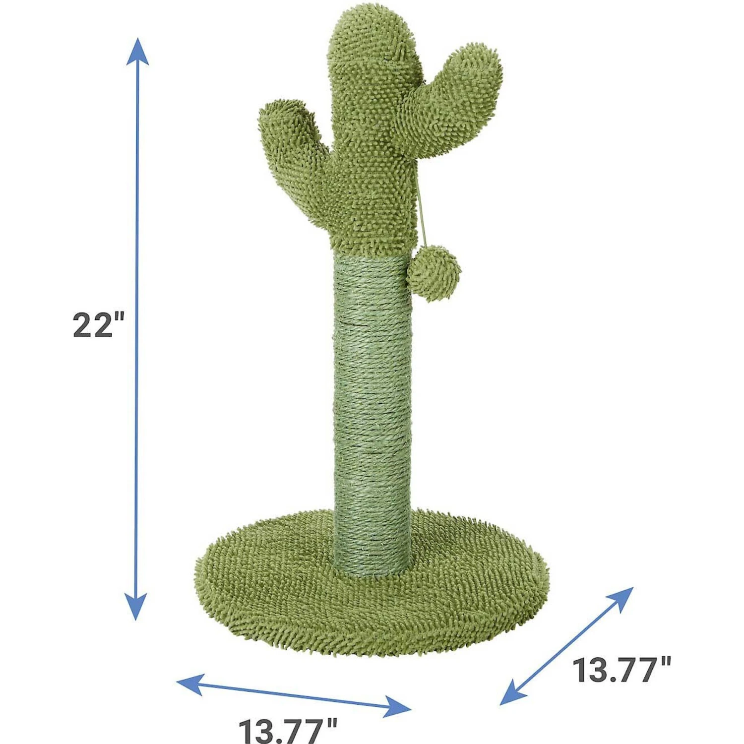 Frisco Top Loading Cat Kennel & Frisco Cactus Cat Scratching Post 7 Frisco Top Loading Cat Kennel & Frisco Cactus Cat Scratching Post - Image 7