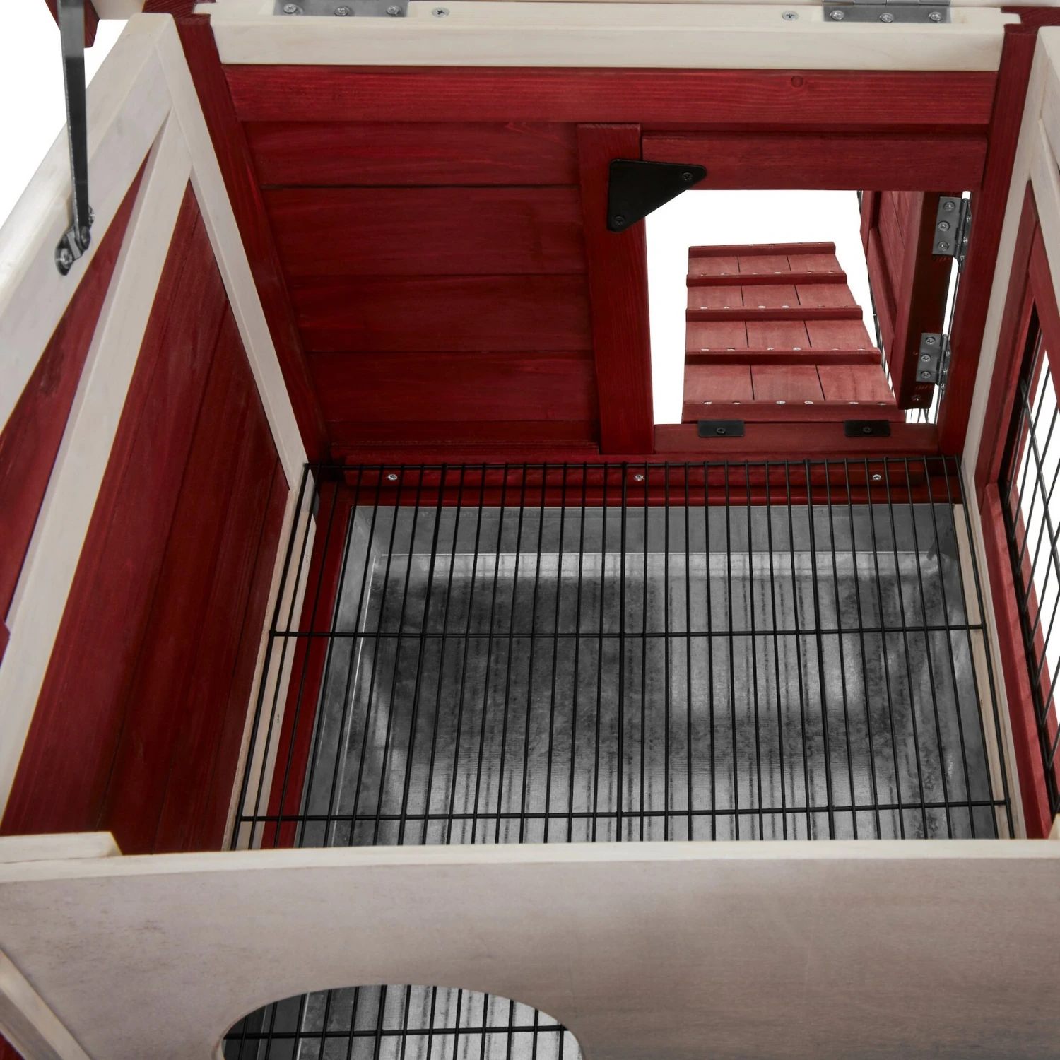 Frisco Wooden Outdoor Rabbit Hutch 5 Frisco Wooden Outdoor Rabbit Hutch - Image 5