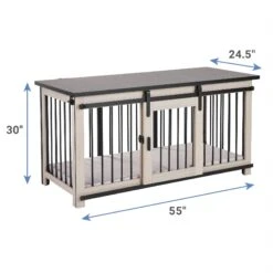 Frisco "Rockford" Dog Crate Credenza & Mat 7 Frisco "Rockford" Dog Crate Credenza & Mat -Frisco 315187 PT3. AC SS1800 V1634217787