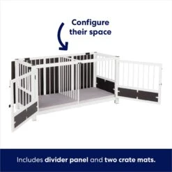 Frisco "Roma" Dog Crate Credenza & Mat 9 Frisco "Roma" Dog Crate Credenza & Mat -Frisco 315189 PT4. AC SS1800 V1636564342