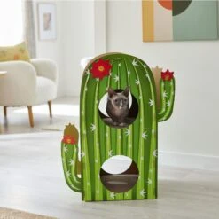 Frisco Cactus Cardboard Cat House, 2-Story 7 Frisco Cactus Cardboard Cat House, 2-Story -Frisco 317725 PT3. AC SS1800 V1642099098