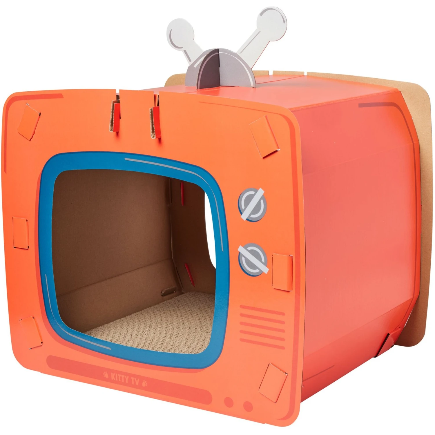 Frisco TV Set Cardboard Cat House 1 Frisco TV Set Cardboard Cat House