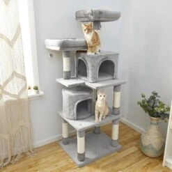 Frisco 61-in Faux Fur Cat Tree & Condo & Frisco 38-in Cat Tree With Condo, Top Perch & Toy 13 Frisco 61-in Faux Fur Cat Tree & Condo & Frisco 38-in Cat Tree With Condo, Top Perch & Toy -Frisco 318964 PT4. AC SS1800 V1630365995