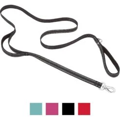 Frisco Outdoor Premium Ripstop Nylon Dog Harness With Pocket & Frisco Outdoor Nylon Reflective Comfort Padded Dog Leash -Frisco 319306 PT5. AC SS1800 V1631142690