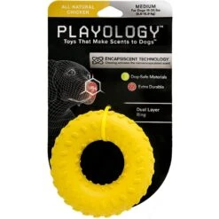 Frisco Cow Plush Squeaky Dog Toy & Playology Scented Dual Layer Ring Dog Toy -Frisco 319488 PT4. AC SS1800 V1630619177