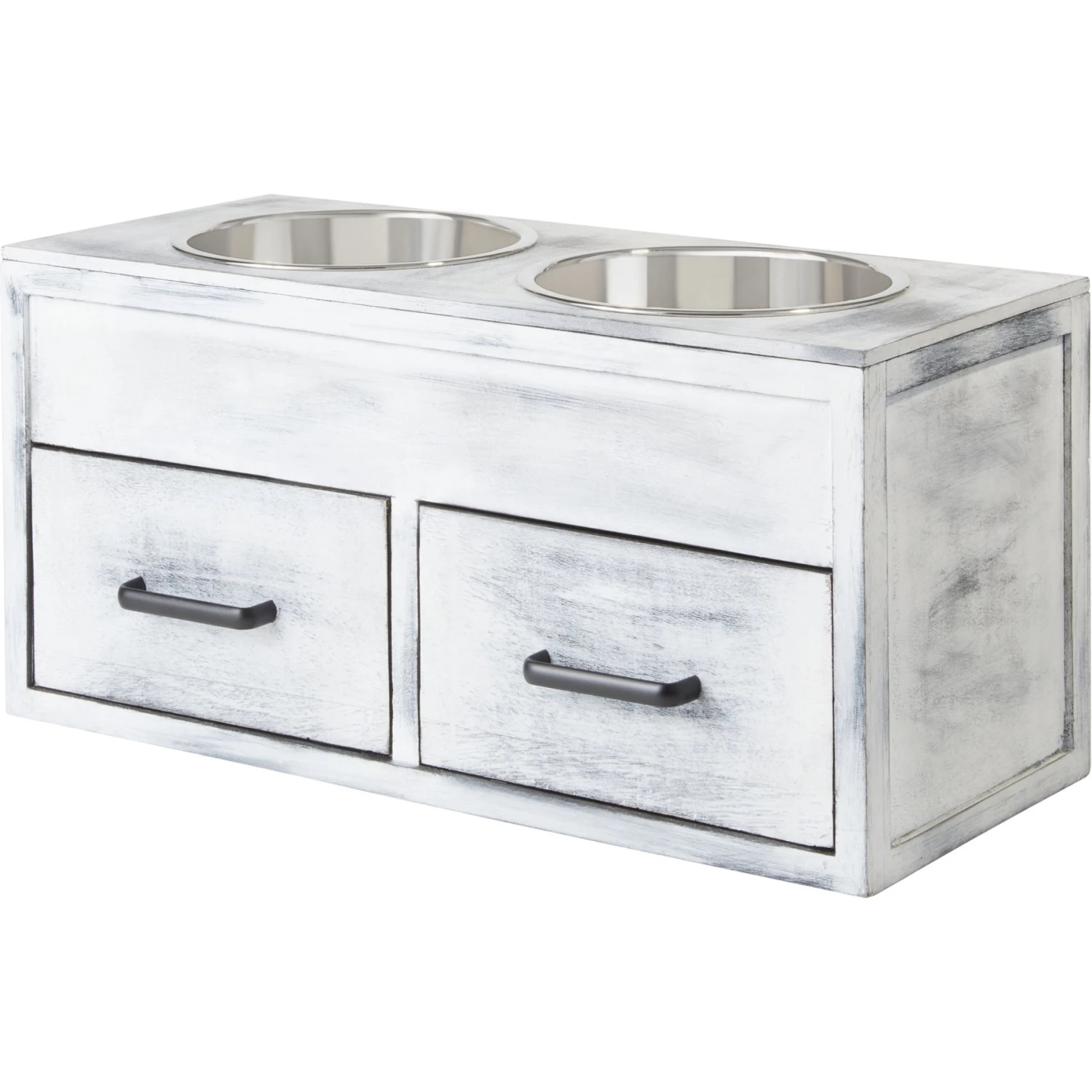 Frisco Premium Wood Elevated Large Breed Dog Bowl With Storage Station, 10 Cup 1 Frisco Premium Wood Elevated Large Breed Dog Bowl With Storage Station, 10 Cup