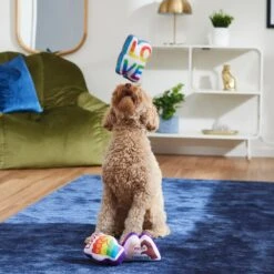 Frisco Pride Symbols Plush Squeaky Dog Toy, 3 Count -Frisco 331630 PT3. AC SS1800 V1647355798