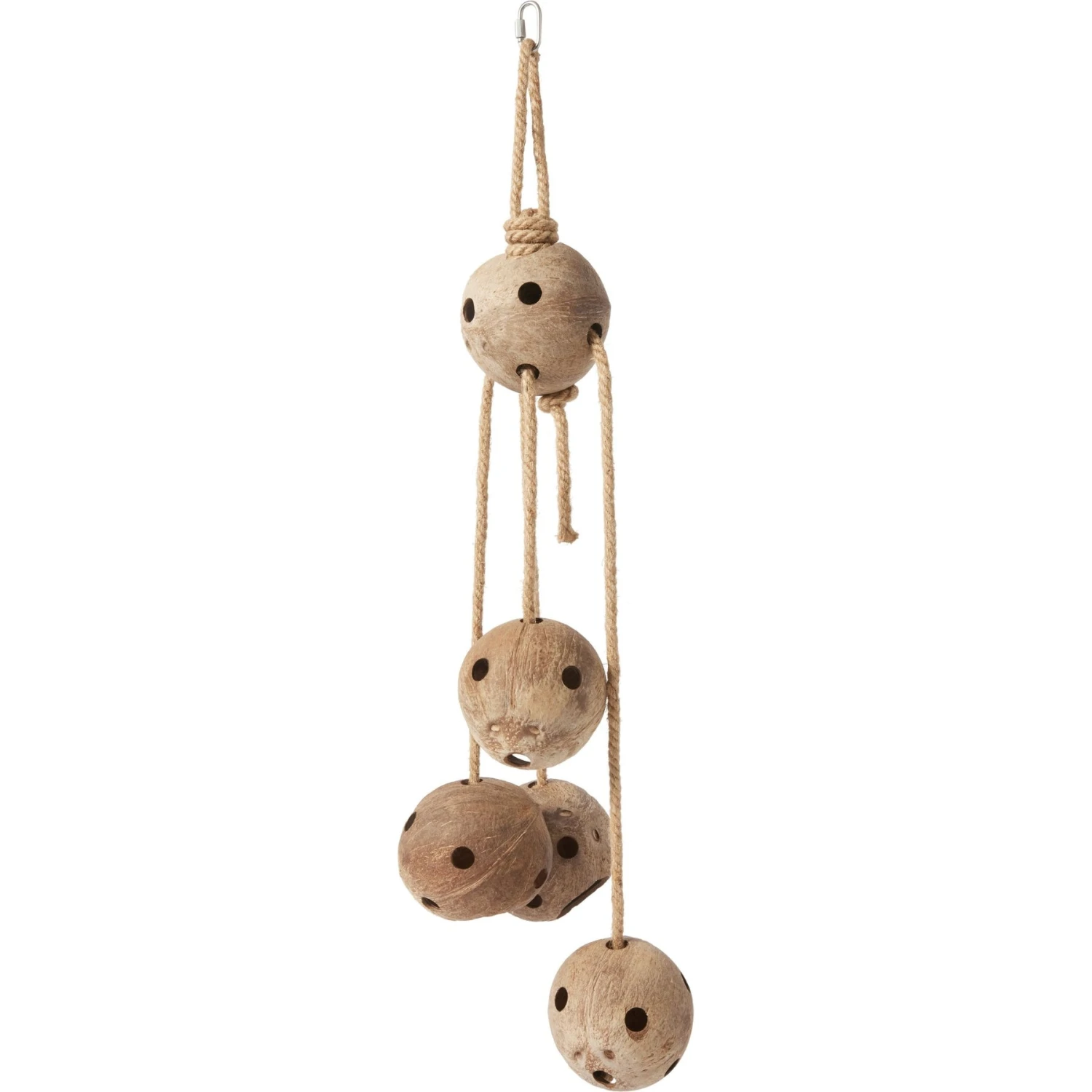 Frisco Holey-Moley Coconut Foraging Bird Toy 1 Frisco Holey-Moley Coconut Foraging Bird Toy