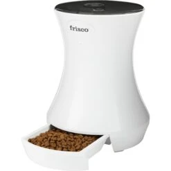 Frisco Automatic Cat & Dog Feeder, White, 13.5 Cup