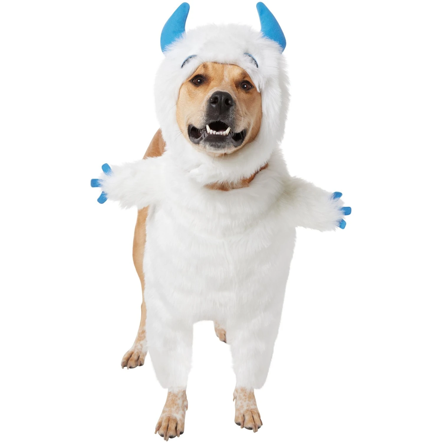 Frisco Front Walking Abominable Snowman Dog & Cat Costume 1 Frisco Front Walking Abominable Snowman Dog & Cat Costume