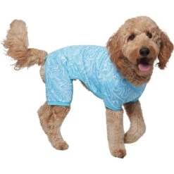 Frisco Blue Ocean Waves Dog & Cat Jersey PJs 8 Frisco Blue Ocean Waves Dog & Cat Jersey PJs -Frisco 556142 PT3. AC SS1800 V1674829131