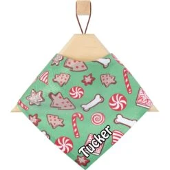 Frisco Gingerbread Treats Personalized Dog & Cat Bandana