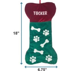 Frisco Personalized Bone Shaped Holiday Dog Stocking 8 Frisco Personalized Bone Shaped Holiday Dog Stocking -Frisco 582558 PT3. AC SS1800 V1663019425
