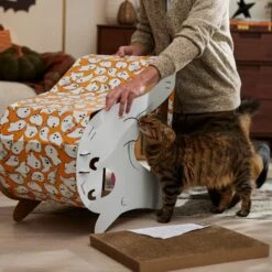 Frisco Halloween Cutie Ghost Cardboard Cat House With Catnip 9 Frisco Halloween Cutie Ghost Cardboard Cat House With Catnip -Frisco 668358 PT3. AC SS1800 V1689343955