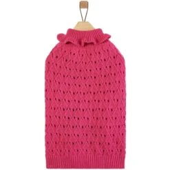 Frisco Ruffle Knit Pointelle Dog & Cat Turtleneck Sweater 11 Frisco Ruffle Knit Pointelle Dog & Cat Turtleneck Sweater -Frisco 720646 PT3. AC SS1800 V1693234722