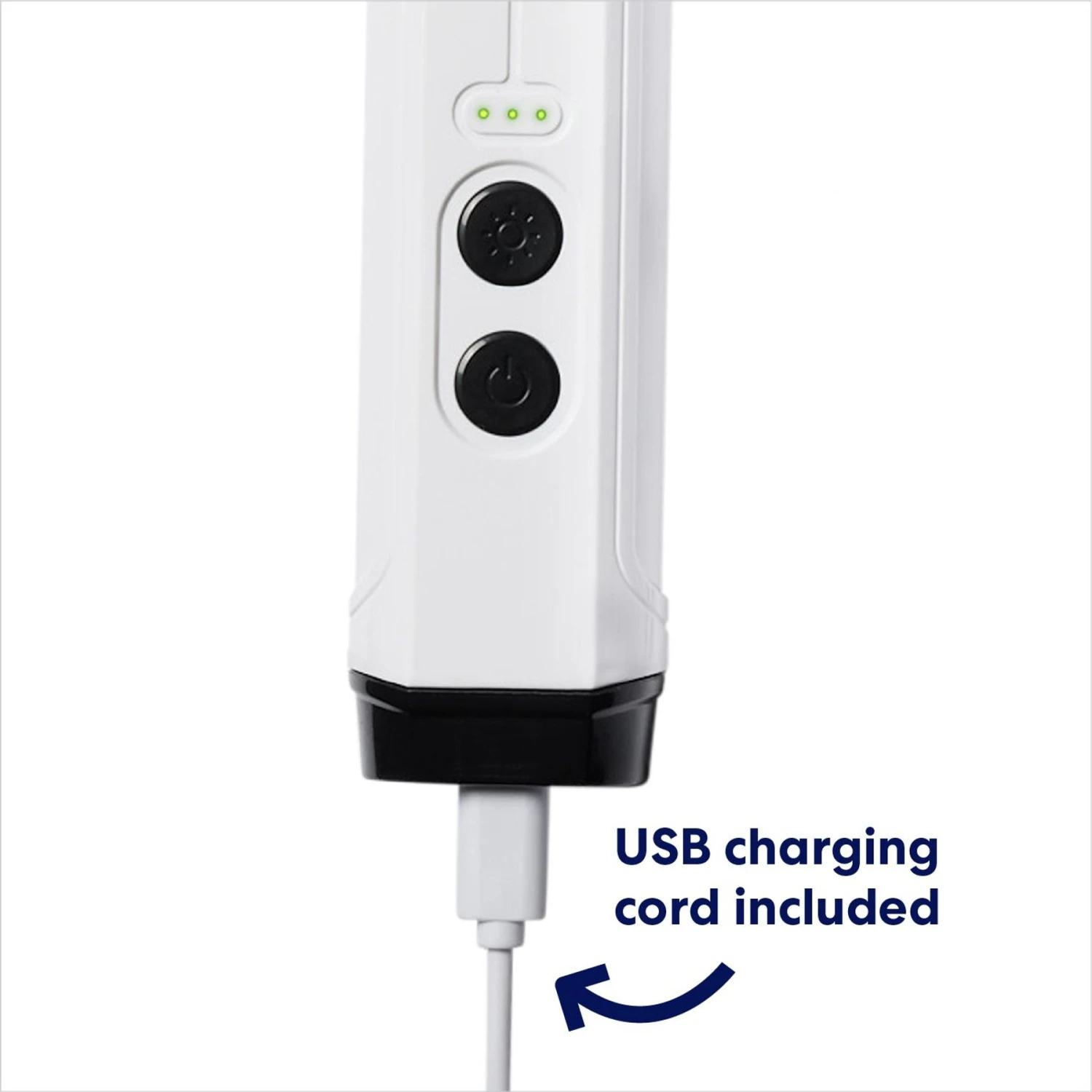 Rechargeable Cordless Cat & Dog 3-Speed Nail Grinder, White 4 Rechargeable Cordless Cat & Dog 3-Speed Nail Grinder, White - Image 4