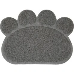 Van Ness Enclosed Cat Litter Pan & Frisco Paw Shaped Cat Litter Mat -Frisco 947414 PT4. AC SS1800 V1693925030