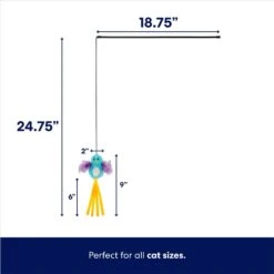 Frisco Colorful Springs Cat Toy & Frisco Bird With Feathers Teaser Wand Cat Toy With Catnip 15 Frisco Colorful Springs Cat Toy & Frisco Bird With Feathers Teaser Wand Cat Toy With Catnip -Frisco 962126 PT6. AC SS1800 V1694782921