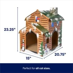 Frisco Holiday Log Cabin Cardboard Cat House & Frisco Holiday Christmas Tree Cardboard Cat House 11 Frisco Holiday Log Cabin Cardboard Cat House & Frisco Holiday Christmas Tree Cardboard Cat House -Frisco 986238 PT2. AC SS1800 V1698258055